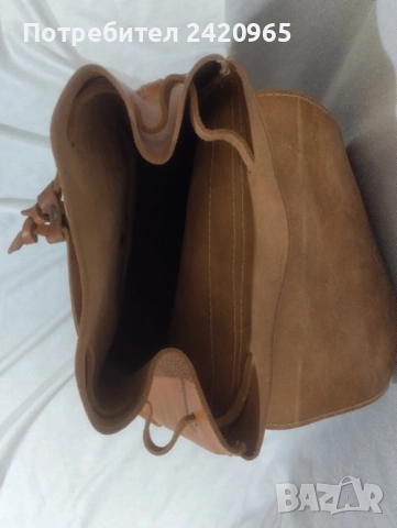 Раница Мароко естествено кожа, снимка 5 - Раници - 51468526