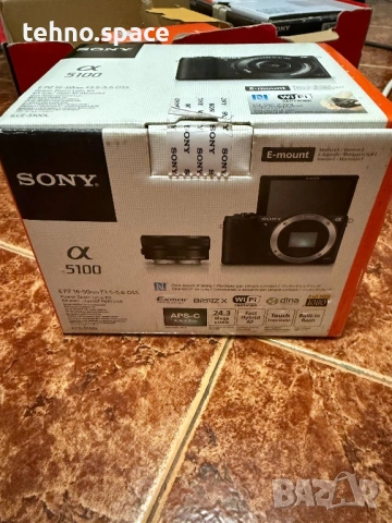 Sony a5100 пълен комплект, снимка 16 - Фотоапарати - 53576402