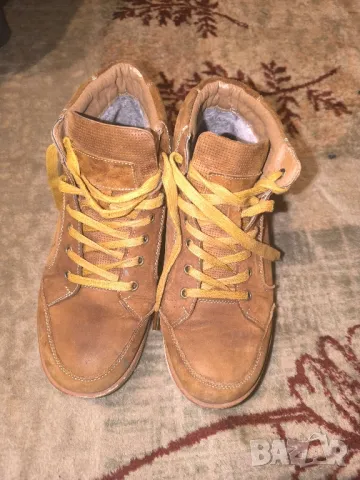 мъжки боти естествена кожа номер 45, снимка 2 - Мъжки боти - 48103302