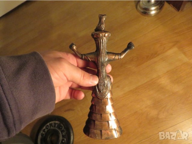 Красива статуя Минойска богиня със змии ( липсват змийте ) височина - 20 х 11 см, еротика, 18 + , снимка 4 - Антикварни и старинни предмети - 43169750