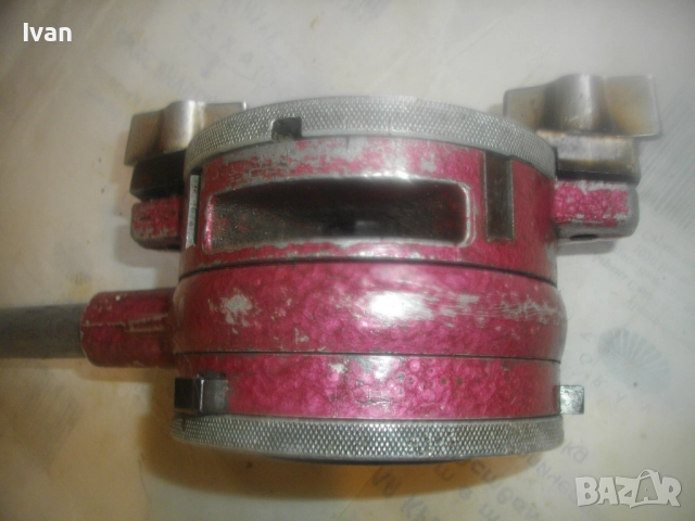 Чехословашка резбонарезна алуминиева винторезка JOPAL 1 до 1" плашка пафта винторез с ножове 1" цол, снимка 13 - Други инструменти - 52720695