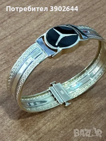 детска златна гривна, снимка 1