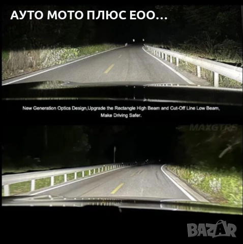 LED диодни крушки за фарове с Лупа - H4 CANBUS, 12V, 40W, 12 400LM, снимка 7 - Аксесоари и консумативи - 53140876