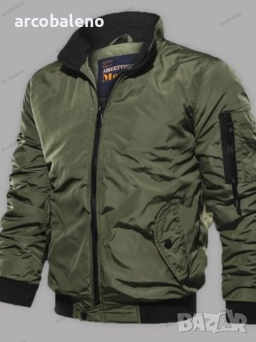 Мъжко семпло есенно-зимно яке, 4цвята, снимка 2 - Якета - 43931999