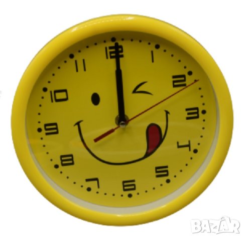 Стенен часовник с усмивка , снимка 1