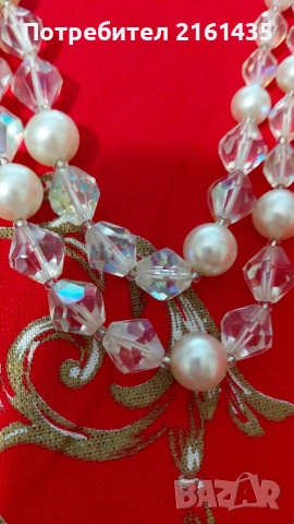 Прекрасно колие от 60-те години на миналия век Яблонекс Чехословакия , снимка 8 - Антикварни и старинни предмети - 52932730