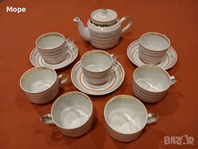 Руски порцеланов сервиз , снимка 2 - Сервизи - 49549973