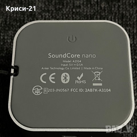 Портативна Bluetooth колонка Anker - SoundCore Nano, снимка 7 - Тонколони - 43597758