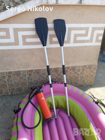 Надуваема лодка с гребла ADAMOLI-SKIPPER , снимка 4 - Воден транспорт - 28611887