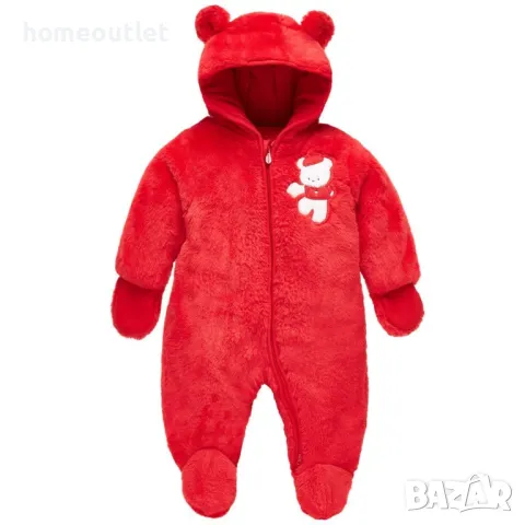 Бебешки пухкав космонавт с мече в червено 9-12м / 80см, LEERIJA/VINE BABY