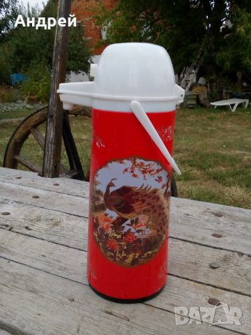 Стар термос #4, снимка 3 - Антикварни и старинни предмети - 27056117