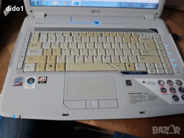 Лаптоп Acer Aspire 5920g употребяван работещ, снимка 2 - Лаптопи за дома - 39175315