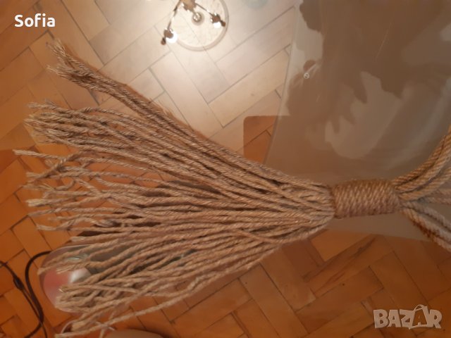 Ратанови Кошница и голям панер/Макраме голямо за висяща саксия за дома или вилата, снимка 5 - Декорация за дома - 31805412