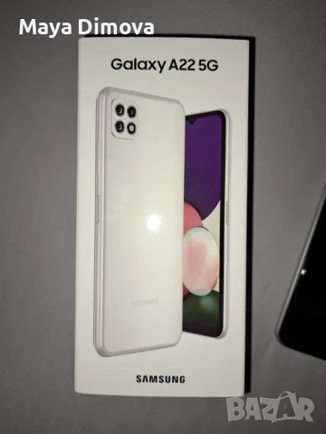Samsung Galaxy A22 128GB White, Подарък- СЛУШАЛКИ, снимка 2 - Samsung - 53057206