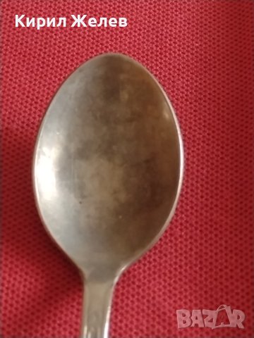 Стара лъжичка от соца за кафе чай красива орнаментика за КОЛЕКЦИЯ ДЕКОРАЦИЯ БИТОВ КЪТ 20897, снимка 4 - Други ценни предмети - 43817818