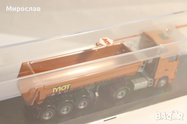AWM H0 1/87 MERCEDES САМОСВАЛ KАМИОН МОДЕЛ TIR ГОНДОЛА, снимка 8 - Колекции - 52825794