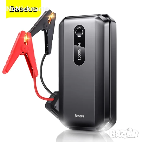 Baseus Jump Starter Power Bank Аварийно Стартерно устройство за автомобили 1000A Преносима батерия