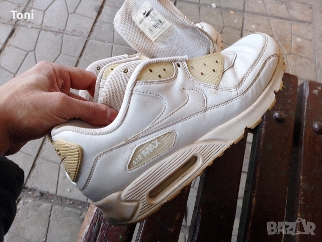 nike air max 90 42.5 номер кожен запазен,камери ок , снимка 5 - Маратонки - 53468249