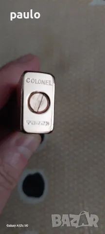 Colonel Torch Газова позлатена запалка, снимка 6 - Други ценни предмети - 47651467