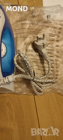 Парна ютия Sapir 1200W, струя пара, термостат, синя, снимка 12 - Ютии - 52856923