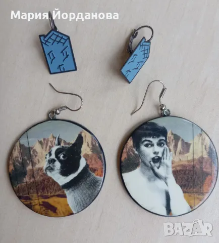 Авторски ръчноправени обеци, различни модели, снимка 2 - Обеци - 35228093