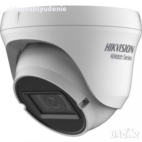 Hikvision HWT-T320-VF 2MP EXIR Камера 2.8-12мм Варифокални Лещи 40Метра IR IP66 4в1 TVI/AHD/CVI/CVBS, снимка 1 - HD камери - 29013614