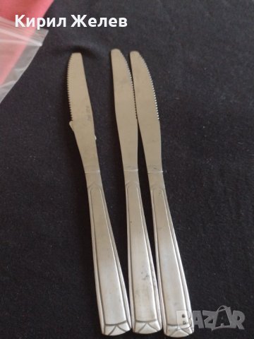 Три стари ножа с маркировка ACIER INOX перфектно състояние за КОЛЕКЦИЯ ДЕКОРАЦИЯ 42149, снимка 5 - Други ценни предмети - 43819132