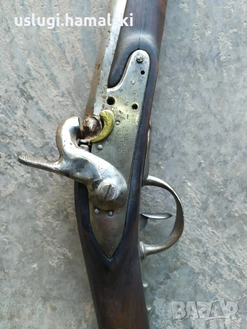 Стара капсулна/преднопълнеща пушка, снимка 3 - Антикварни и старинни предмети - 53590398
