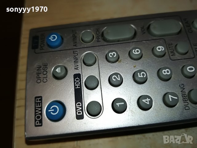 LG 6711R1P108L HDD/DVD RECORDER REMOTE 1903231647, снимка 8 - Дистанционни - 40059180