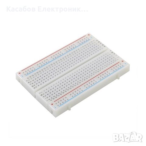 Бредборд MB102 с 400 гнезда и САМОЗАЛЕПВАЩА лента