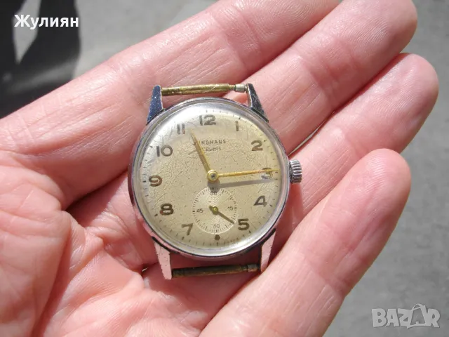 КОЛЕКЦИОНЕРСКИ ЧАСОВНИК JUNGHANS 16 RUBIS , снимка 4 - Антикварни и старинни предмети - 50106503