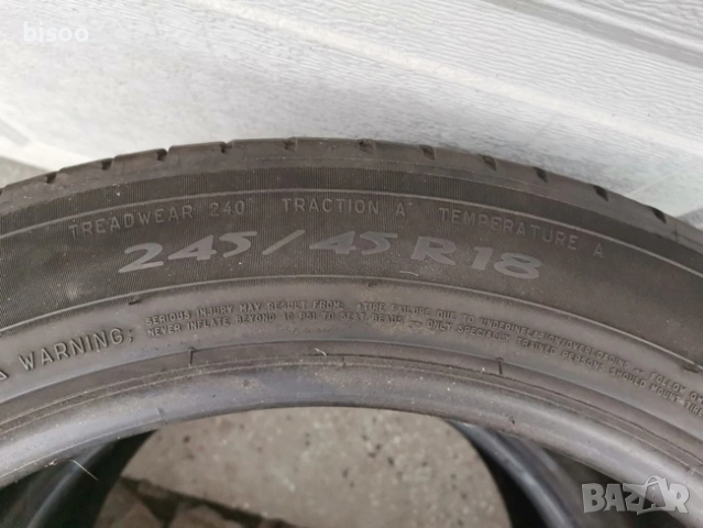 2бр гуми MICHELIN PRIMACY 245/45/18, снимка 4 - Гуми и джанти - 53525735