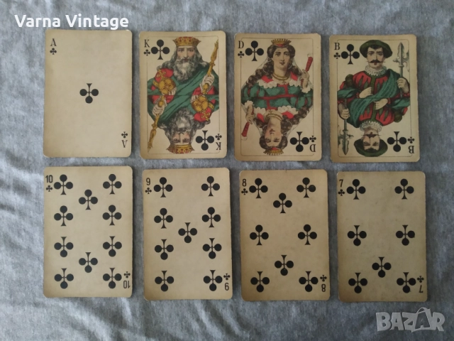 Редки антични карти на Германия от 1879-1918 г. , снимка 5 - Карти за игра - 51964712