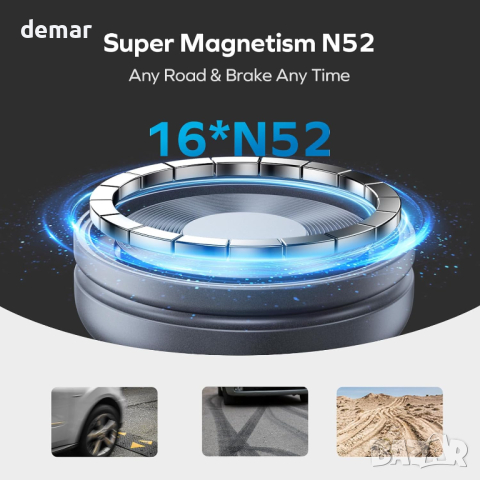 Стойка за кола MOMAX Magsafe, подходяща за iPhone 15 14 13 12 Pro Max Plus Mini, снимка 3 - Аксесоари и консумативи - 44897905