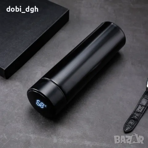 Термос с интелигентна система за измерване на топлината, снимка 1