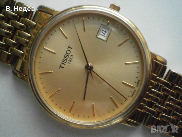 TISSOT quartz model 870/970, ETA 955112, 7 jewels, 34 mm, Swiss, снимка 3 - Мъжки - 53473047