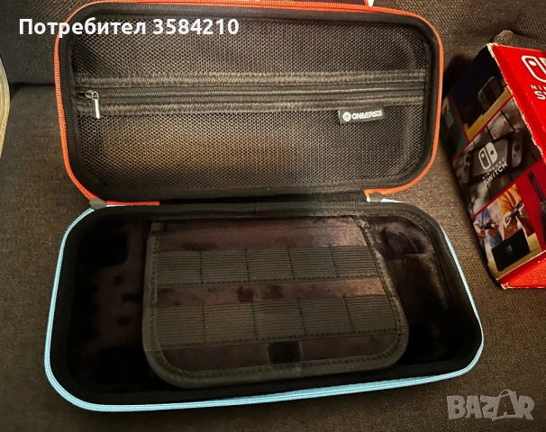 Nintendo Switch HAC-001(-01) + Zelda + калъф + аксесоари!, снимка 7 - Nintendo конзоли - 53406718