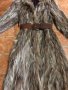 Дамско дълго палто- естествена кожа, снимка 1 - Палта, манта - 43044634