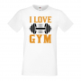 Мъжка Фитнес тениска I Love Gym 1 Gym,спорт,Щанги,Тренировки,Спортуване,, снимка 1 - Тениски - 36507344