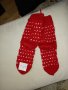 Ръчно плетени детски чорапи от вълна, снимка 1 - Чорапи - 38655855