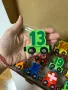 Дървен влак с цифрички - 218 см., снимка 7