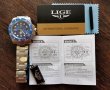 Механичен ръчен часовник LIGE ,Pro Diver , снимка 1 - Мъжки - 44011710