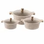 Готварски комплект касероли PEARL SERIES Lexical – Лукс, ефективност и стил в кухнята, снимка 3