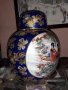 Сатцума Satsuma стара голяма ваза буркан порцелан маркирана, снимка 5