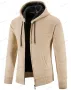 Ежедневно мъжко плетено яке с качулка и цип, 5цвята , снимка 10