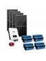 Автономна соларна система 12000W + 8 бр. 200Ah GEL акумулатора