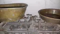 Стар кантар везна 20кг с медни тасове, снимка 2
