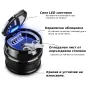 Пепелник за кола с Диод, керамичен, led, мини, снимка 3