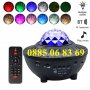 Лампа прожектор с дистанционно Starry Projector Light, диско лампа, снимка 2