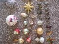 Уникални ретро СТЪКЛЕНИ коледни играчки за елха., снимка 4